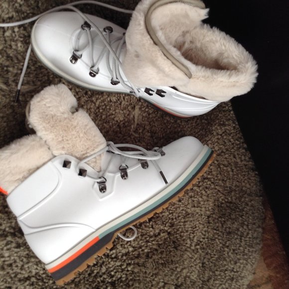 Michael Kors lace-up boot - white - Picture 1 of 11